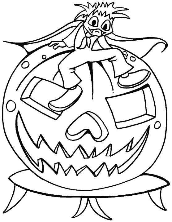There is nothing funny about Halloween coloring pages | Download Free