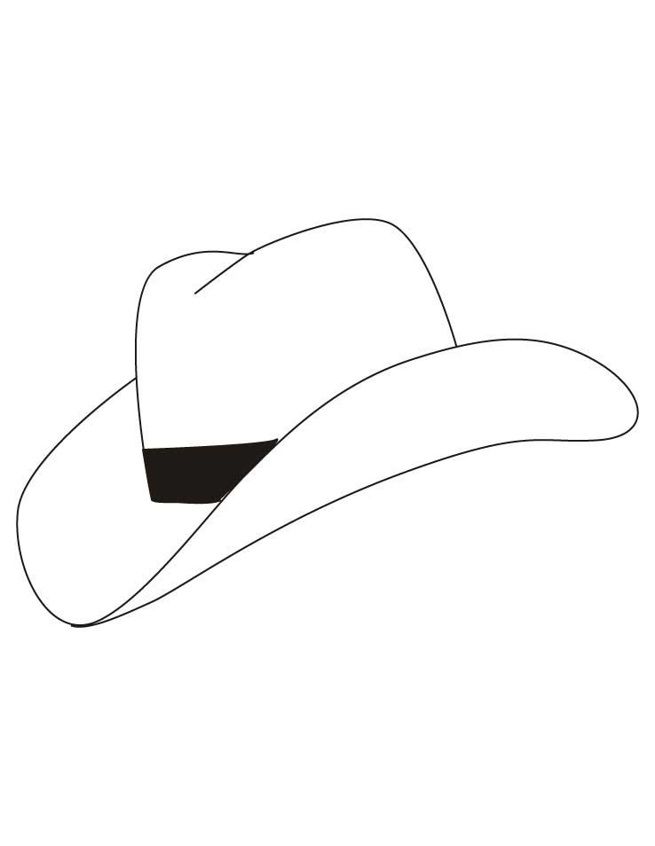 Hat coloring pages