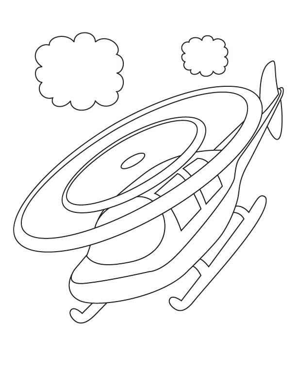 Chopper coloring page