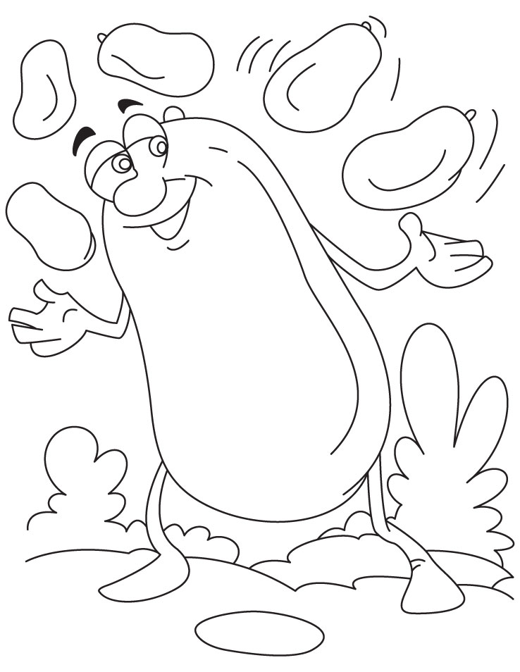 Jambolan coloring pages