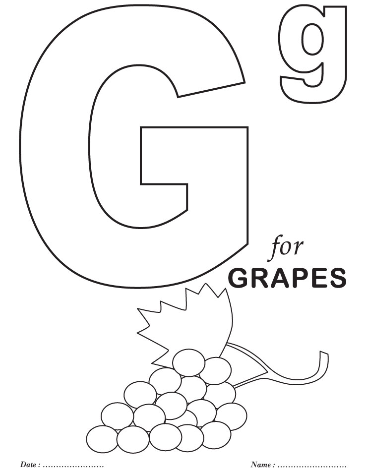 Printables Alphabet G Coloring Sheets Download Free Printables