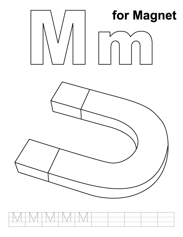 magnet coloring pages for preschoolers - photo #1