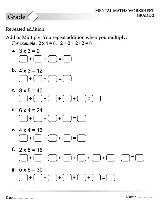 Repeated Addition Download Free Repeated Addition For Kids Best Coloring Pages