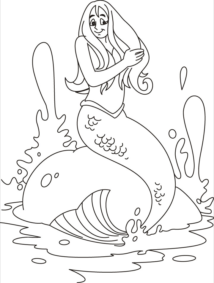 Sea walking coloring pages