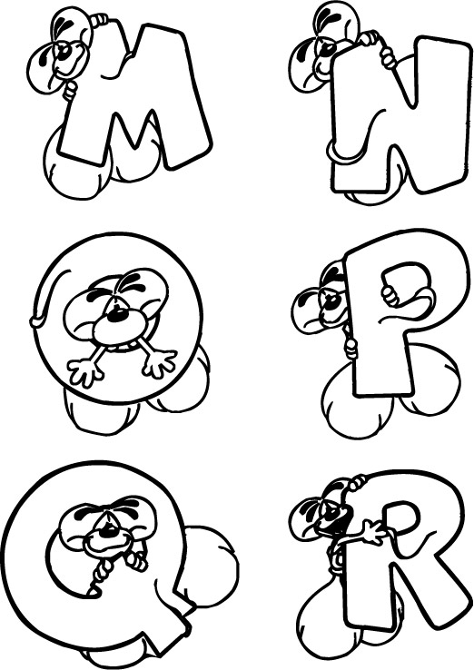 r alphabet coloring pages - photo #49