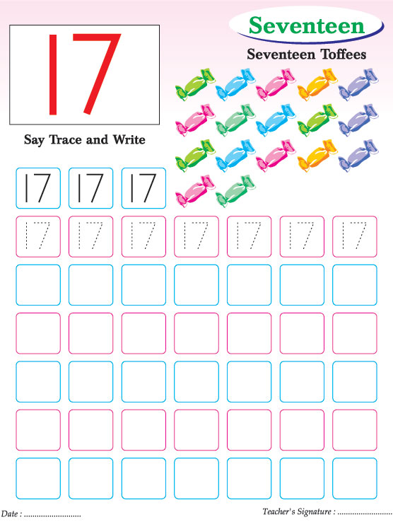  Number 17 Coloring Sheet What S Hiding In The Numbers 17 Worksheet Education Com Math
