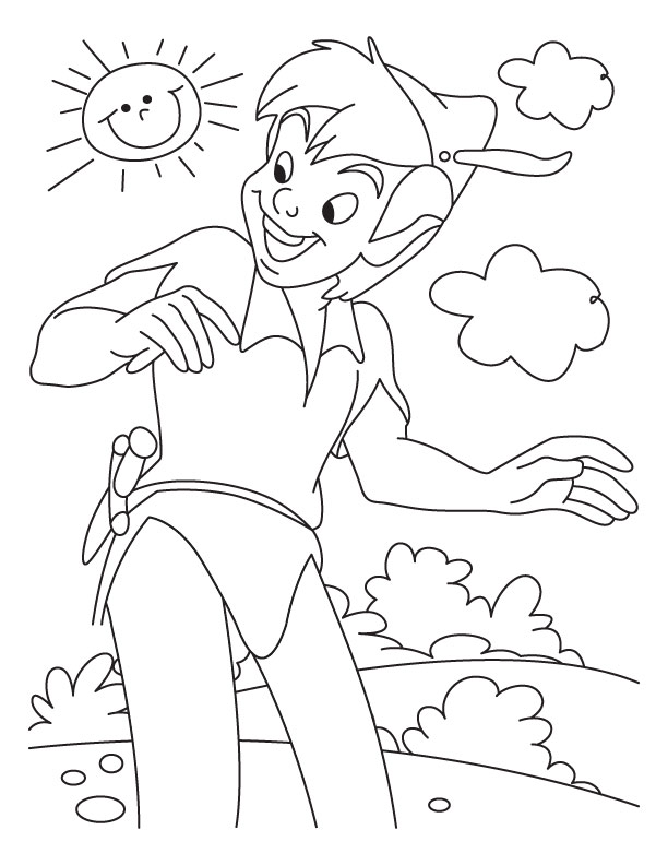 Peterpan coloring pages 7