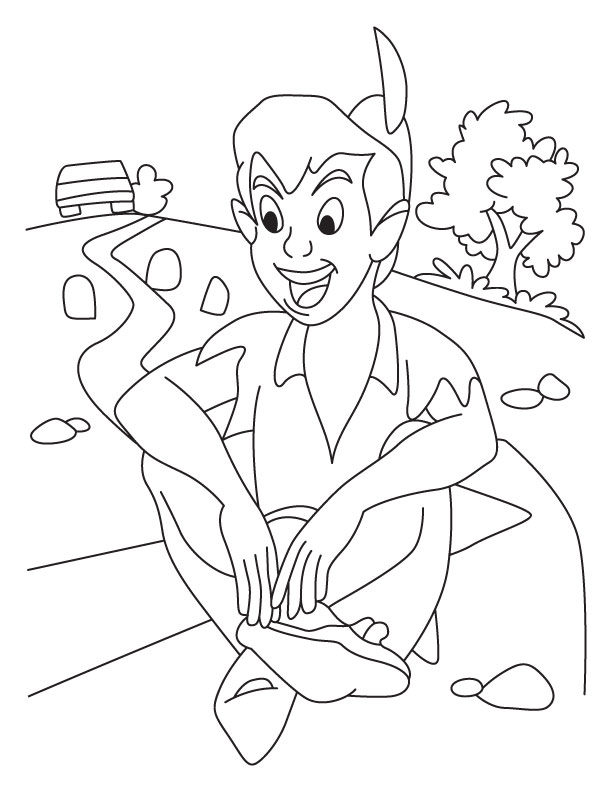 Peterpan coloring pages 2