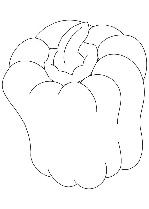 Red Capsicum Coloring Pages Download Free Red Capsicum Coloring Pages