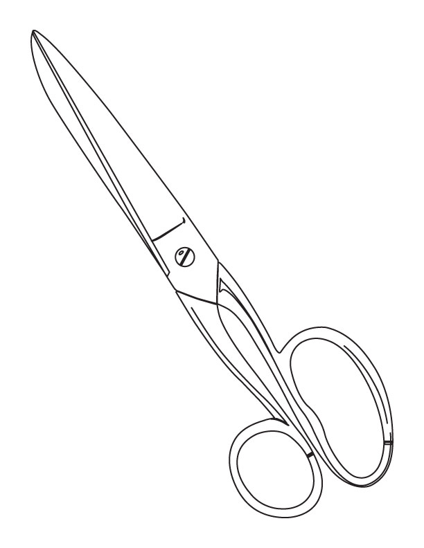 Scissors coloring page Download Free Scissors coloring