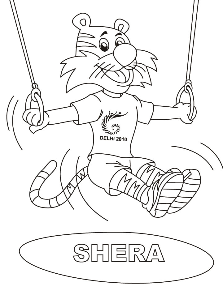 Shera Gymnastics Coloring Page