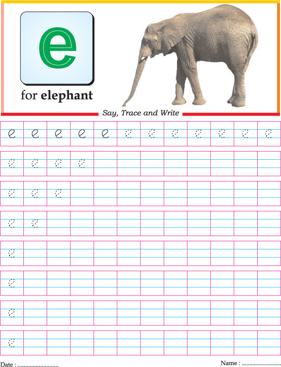 Small Letter E Practice Worksheet Download Free Small Letter E Practice Worksheet For Kids