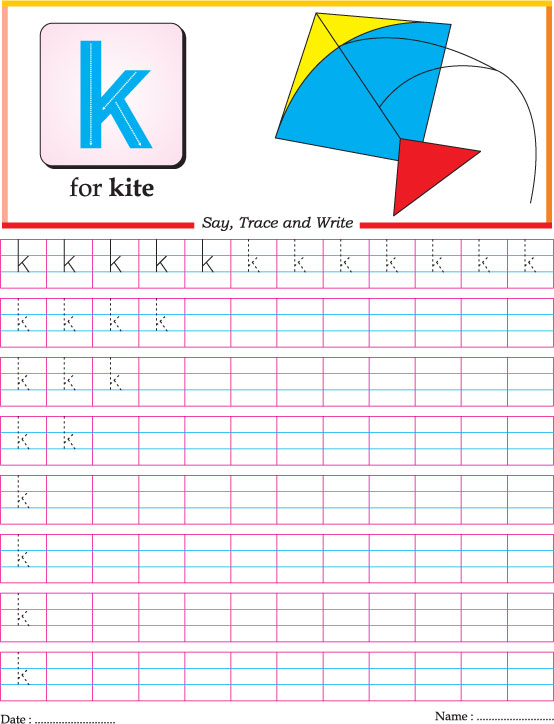 Small Letter K Practice Worksheet Download Free Small Letter K Practice Worksheet For Kids 