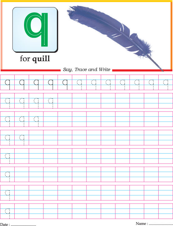 Small Letter Q Practice Worksheet Download Free Small Letter Q Practice Worksheet For Kids 