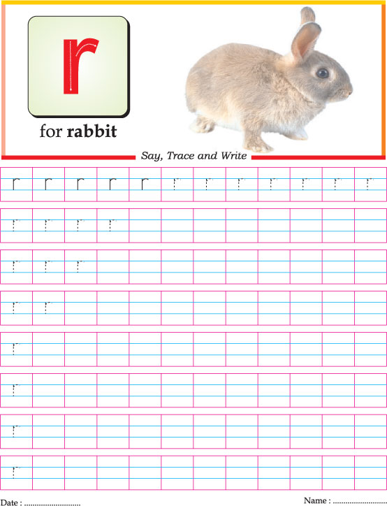 Small Letter R Practice Worksheet Download Free Small Letter R 