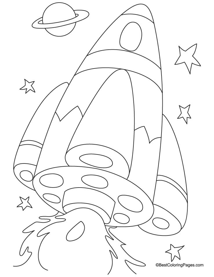 Spacecraft coloring page 2 | Download Free Spacecraft coloring page 2