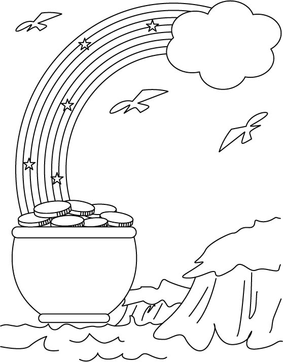 Luck of The Irish to you coloring page