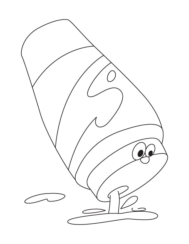 Tumbler coloring page