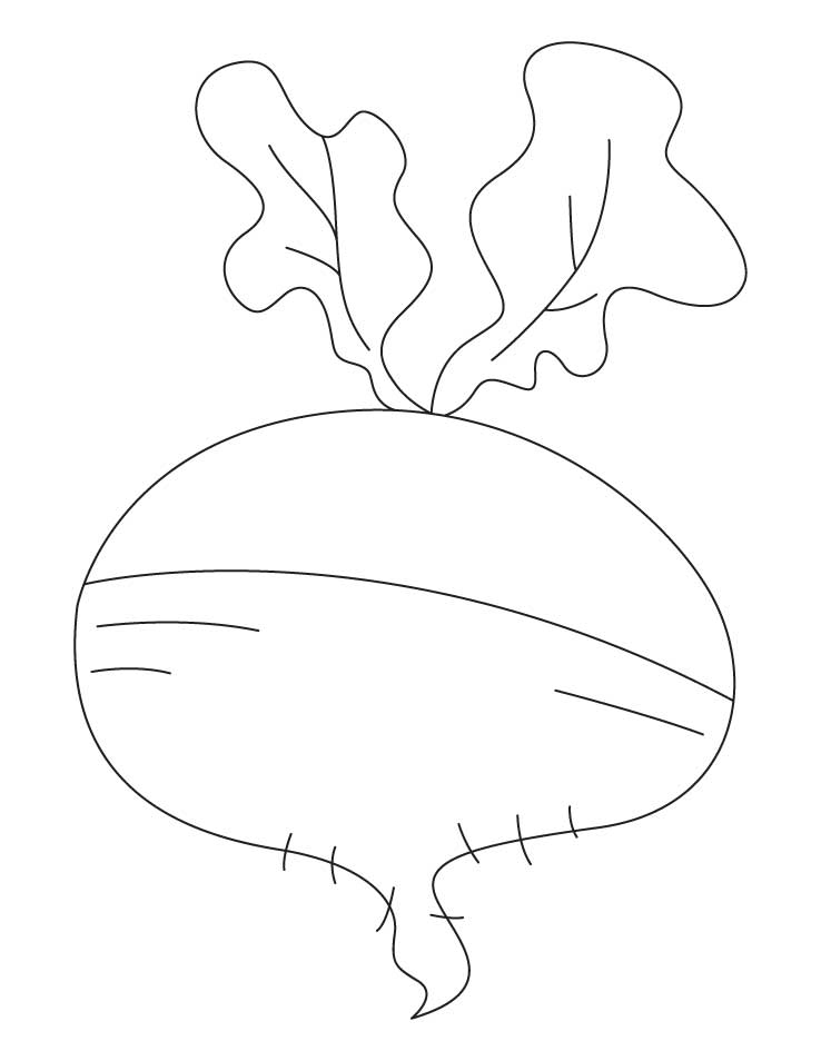 Enormous turnip coloring pages