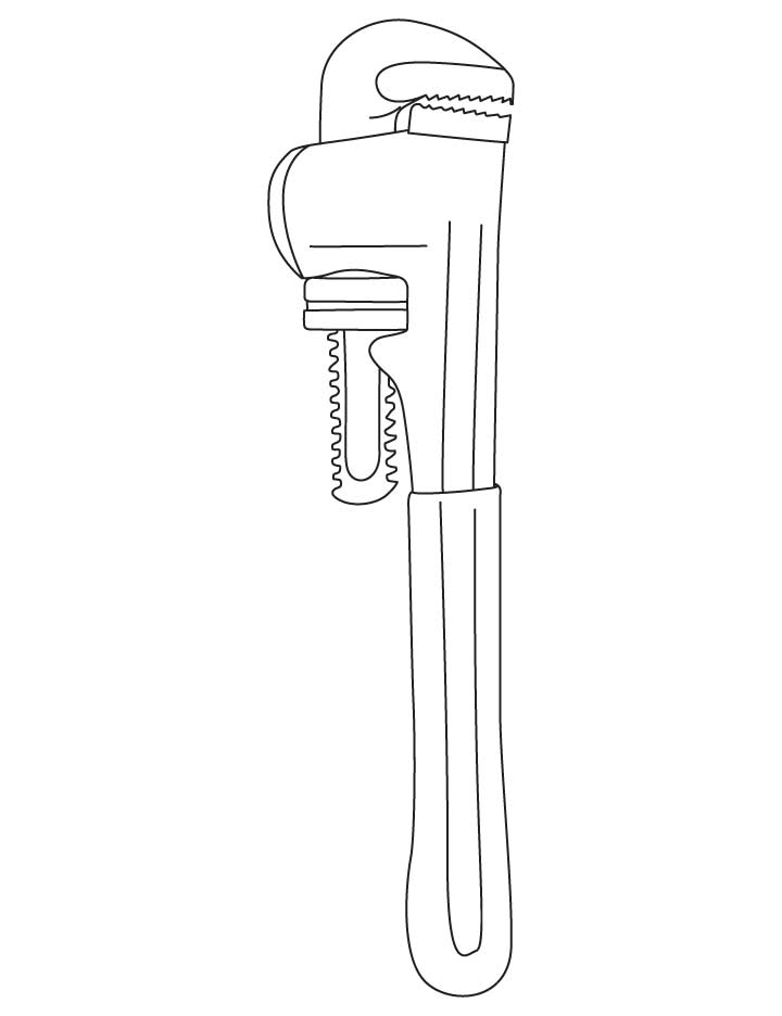 Wrench coloring pages
