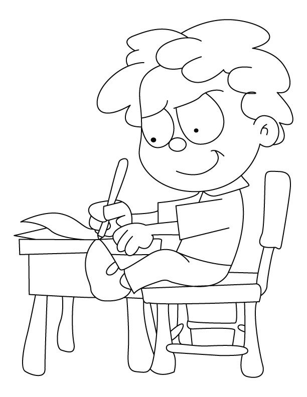 Writing Coloring Page Download Free Writing Coloring Page For Kids 