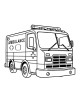 Ambulance Coloring Page