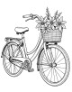 Bicycle Coloring Page