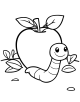 Apple Coloring Page