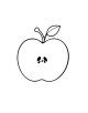 Apple Coloring Page