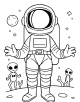 Astronaut Coloring Page