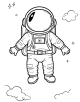 Astronaut Coloring Page