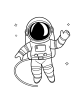 Astronaut Coloring Page