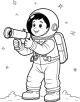 Astronaut Coloring Page