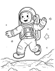 Astronaut Coloring Page