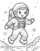 Astronaut Coloring Page