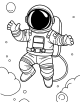 Astronaut Coloring Page