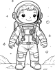 Astronaut Coloring Page