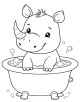 Baby Animals Coloring Page