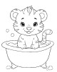 Baby Animals Coloring Page