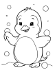 Penguin Coloring Page