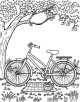 Bicycle Coloring Page