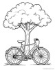 Bicycle Coloring Page