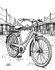 Bicycle Coloring Page