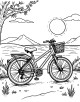 Bicycle Coloring Page