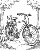 Bicycle Coloring Page