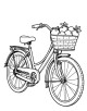 Bicycle Coloring Page