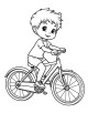 Bicycle Coloring Page