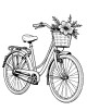 Bicycle Coloring Page