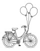 Bicycle Coloring Page