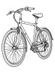 Bicycle coloring page